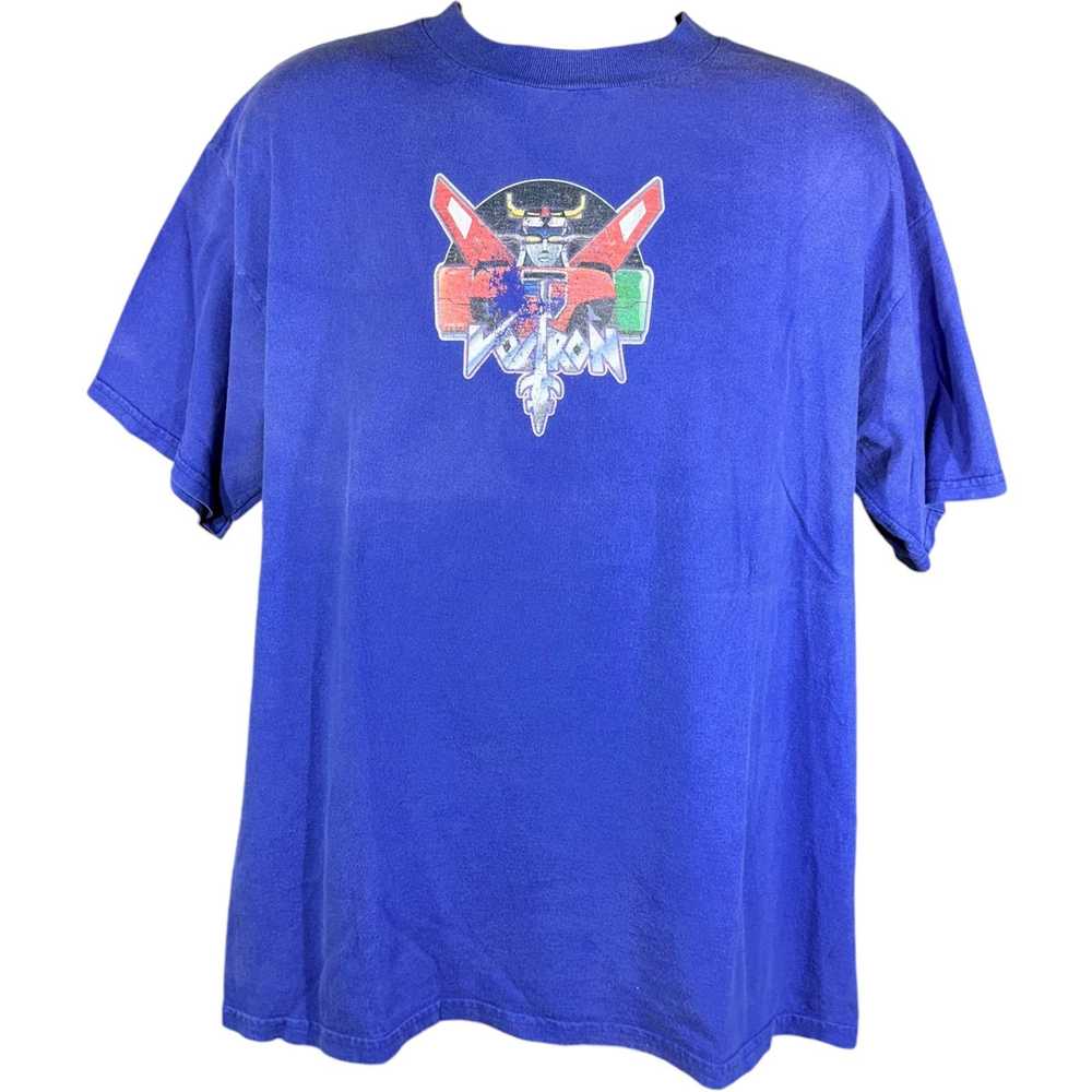 Tultex Vintage Voltron Cartoon Promo Tee 90s - image 1