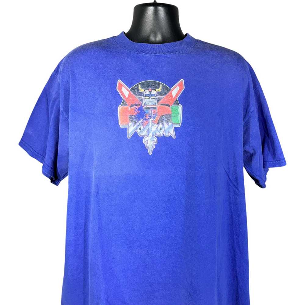 Tultex Vintage Voltron Cartoon Promo Tee 90s - image 2