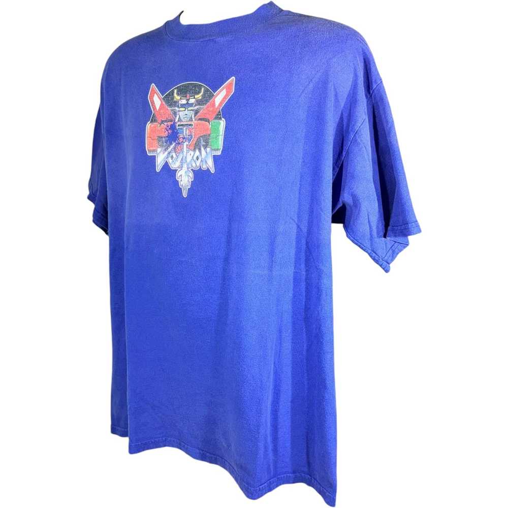 Tultex Vintage Voltron Cartoon Promo Tee 90s - image 3