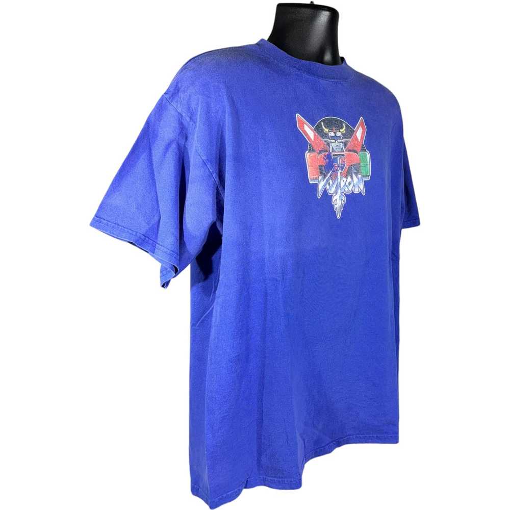 Tultex Vintage Voltron Cartoon Promo Tee 90s - image 4