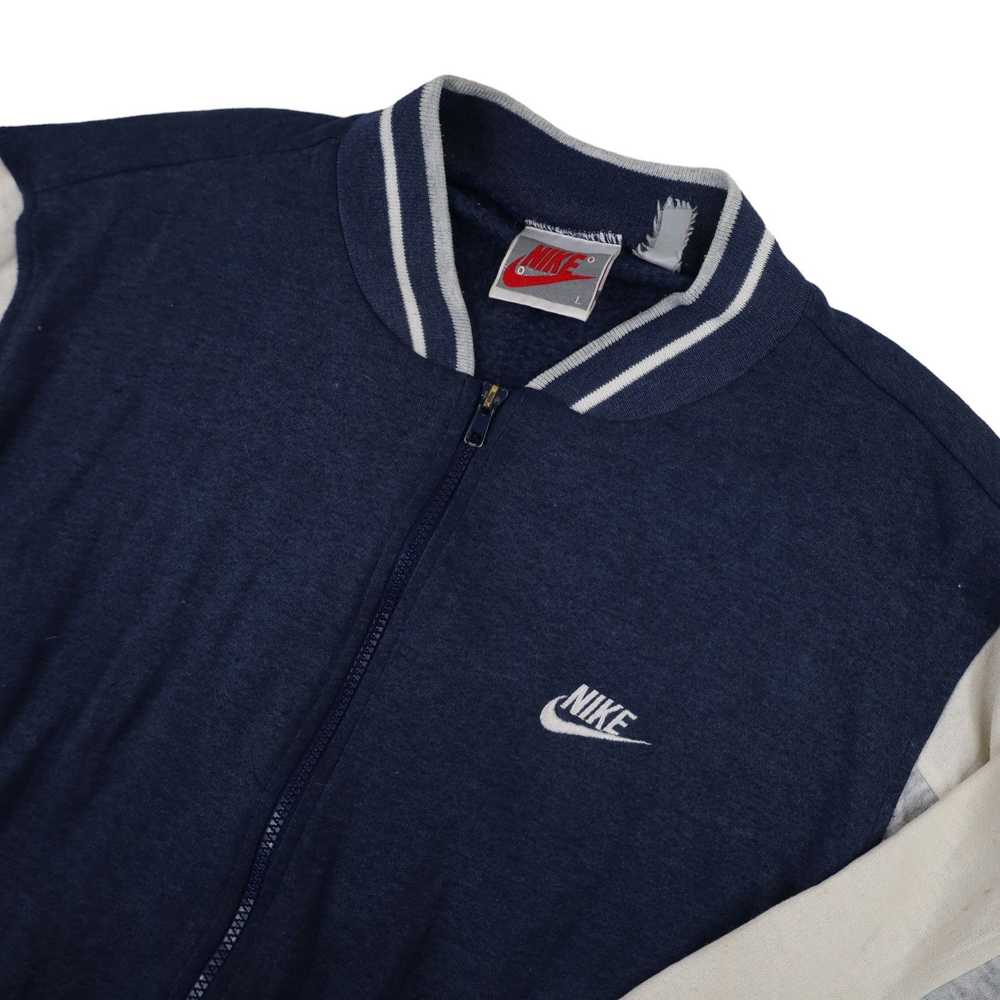 Nike × Vintage Vintage 90s Nike Cotton Track Jack… - image 2