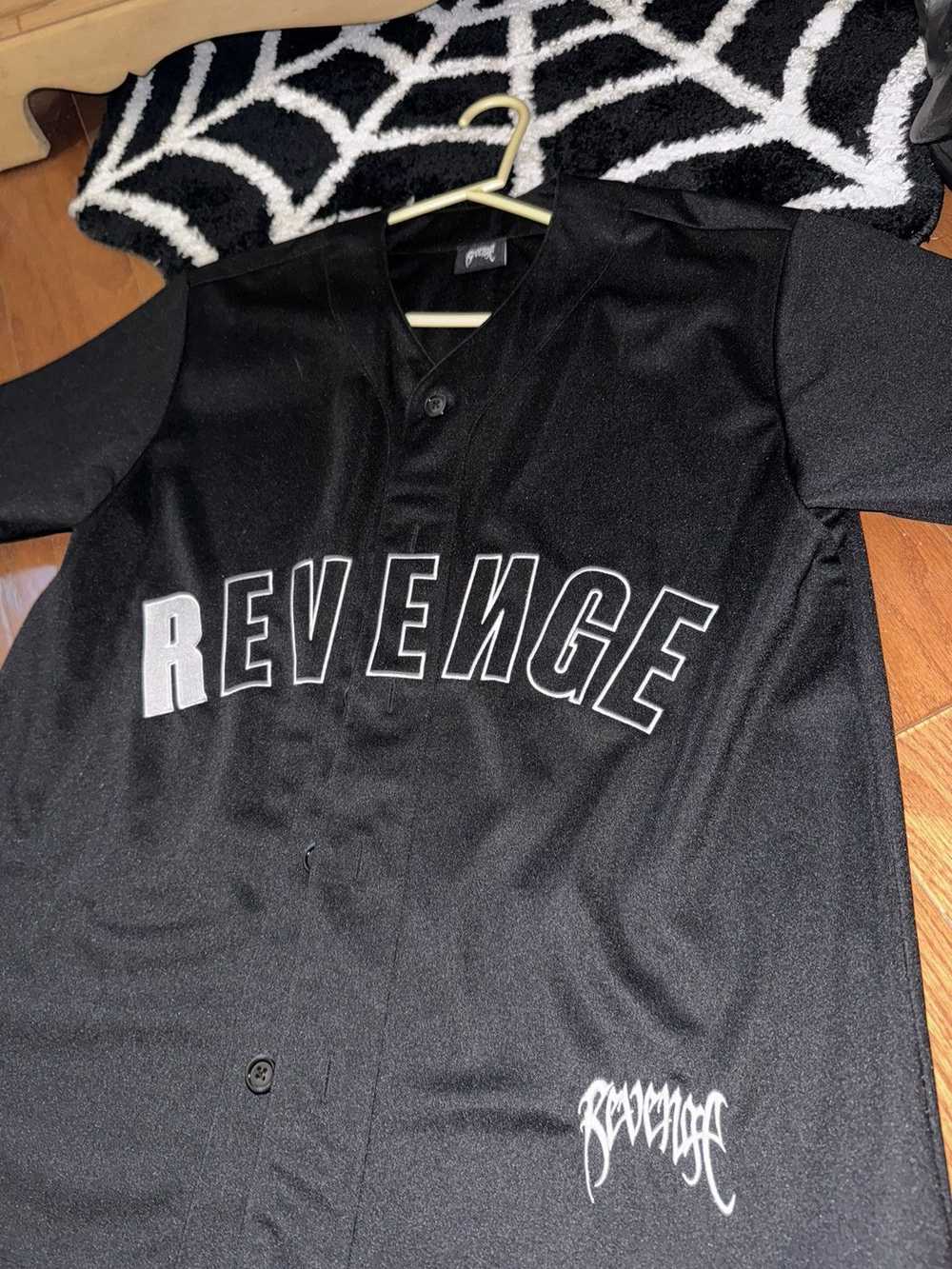 Revenge Revenge Black Baseball Jersey - image 3