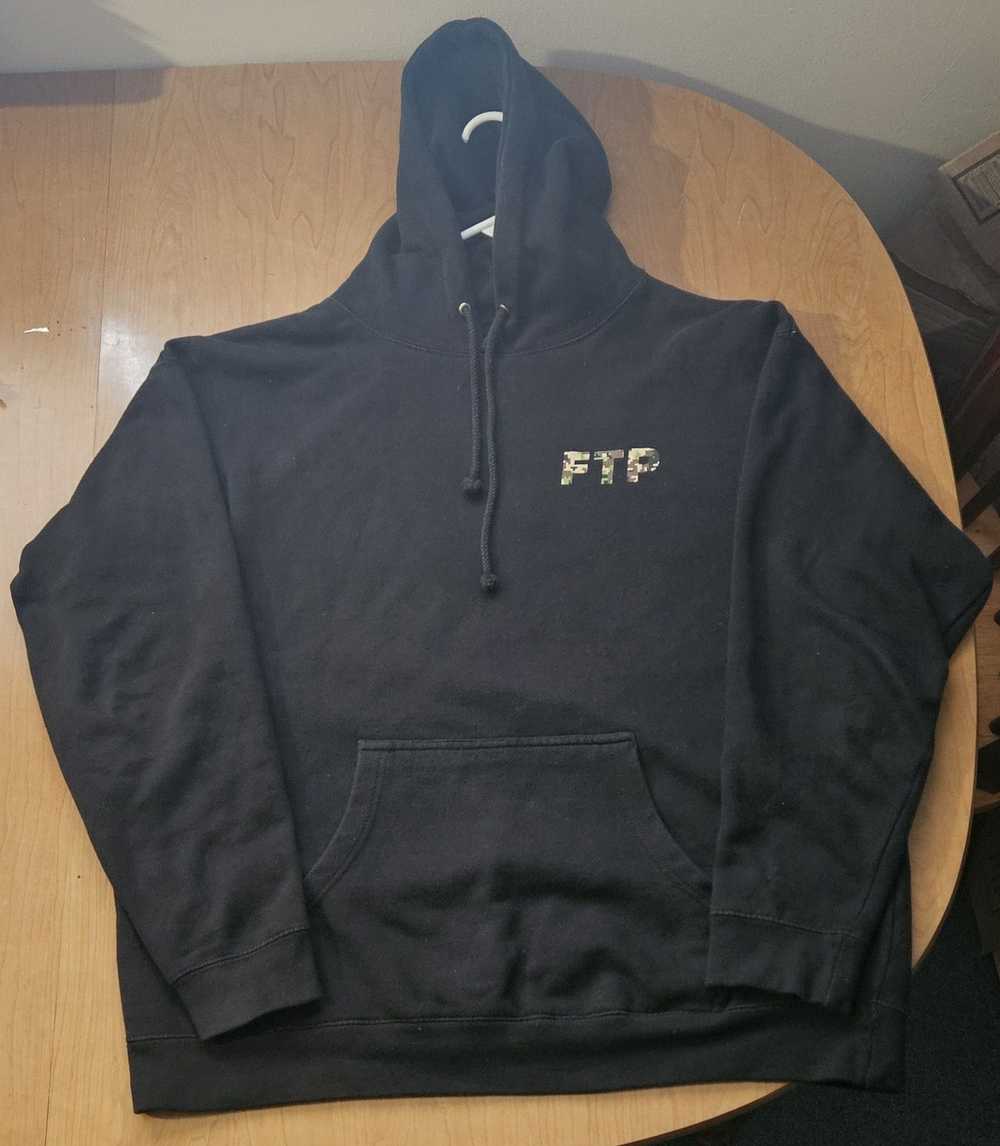 Fuck The Population FTP Digital Camo Hoodie - image 1