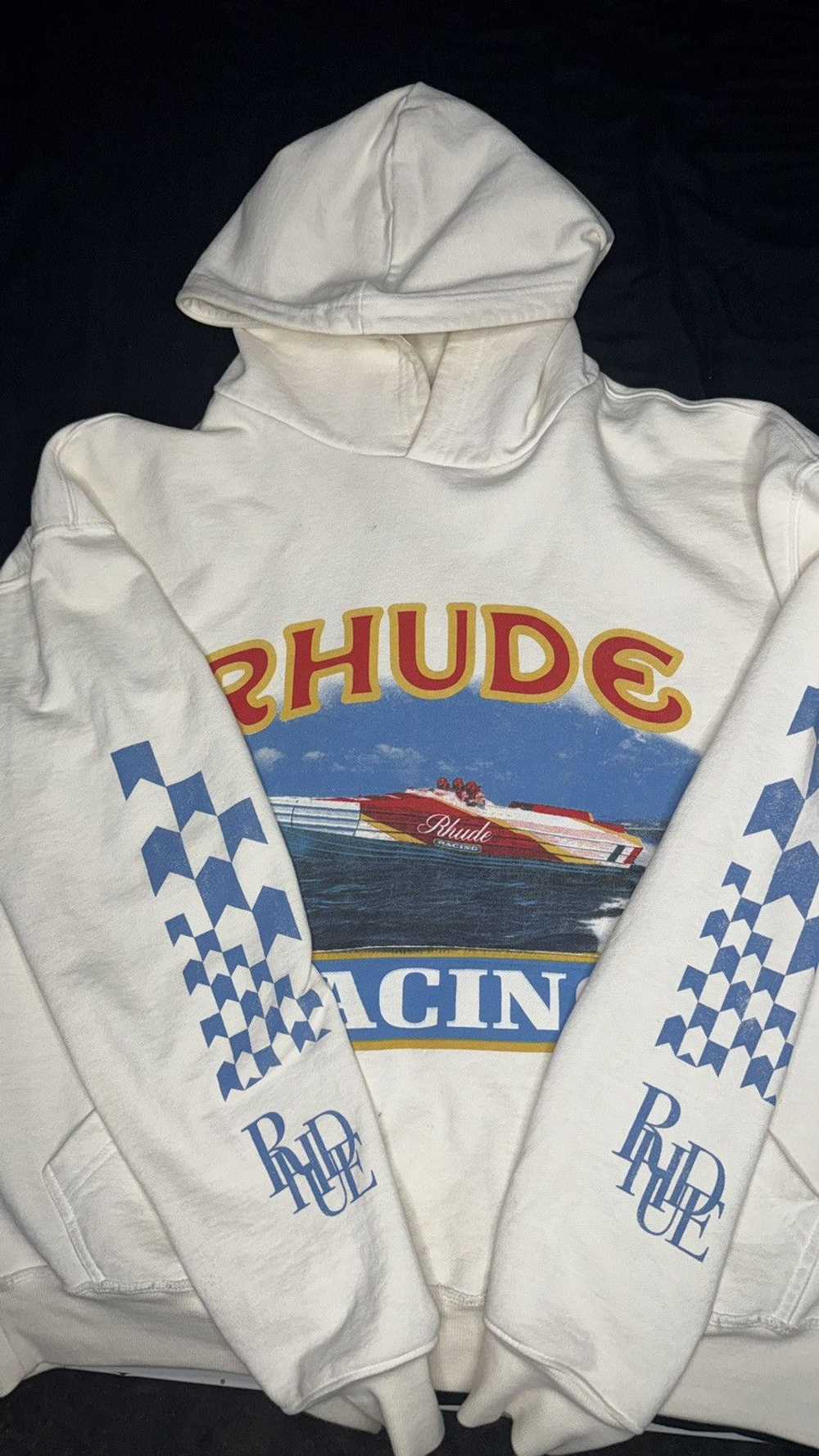 Designer × Rhude × Vintage Vintage Rhude Racing H… - image 2