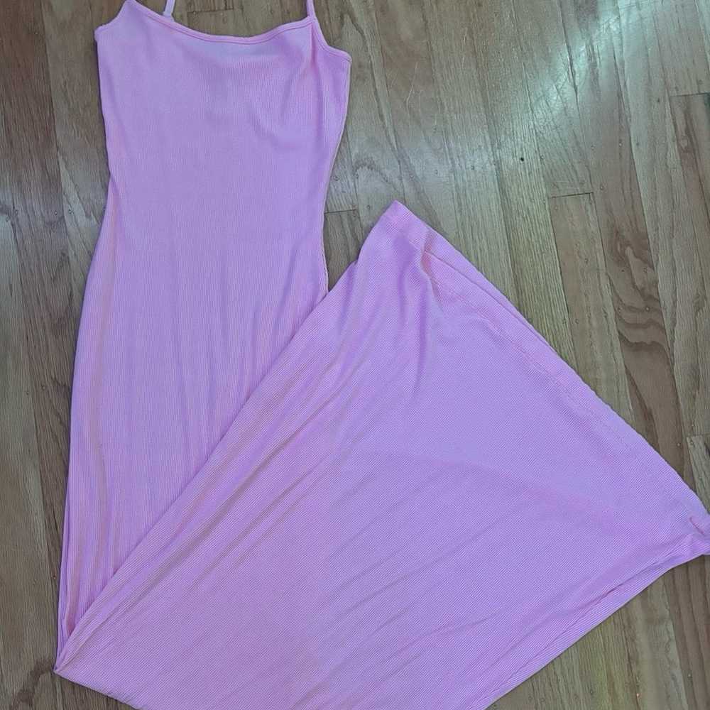 Pink skims soft lounge dress - image 1