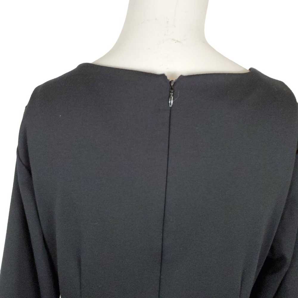 Talbots Factory Black Knit Elbow Sleeve V Neck Po… - image 5