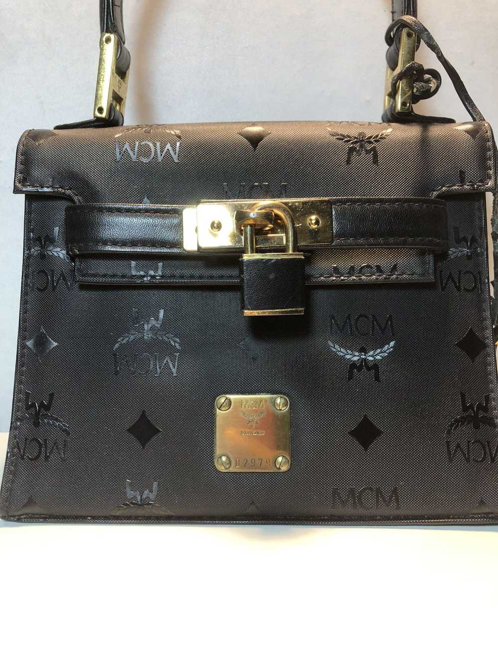 MCM × Vintage Vintage MCM mini kelly bag - image 3