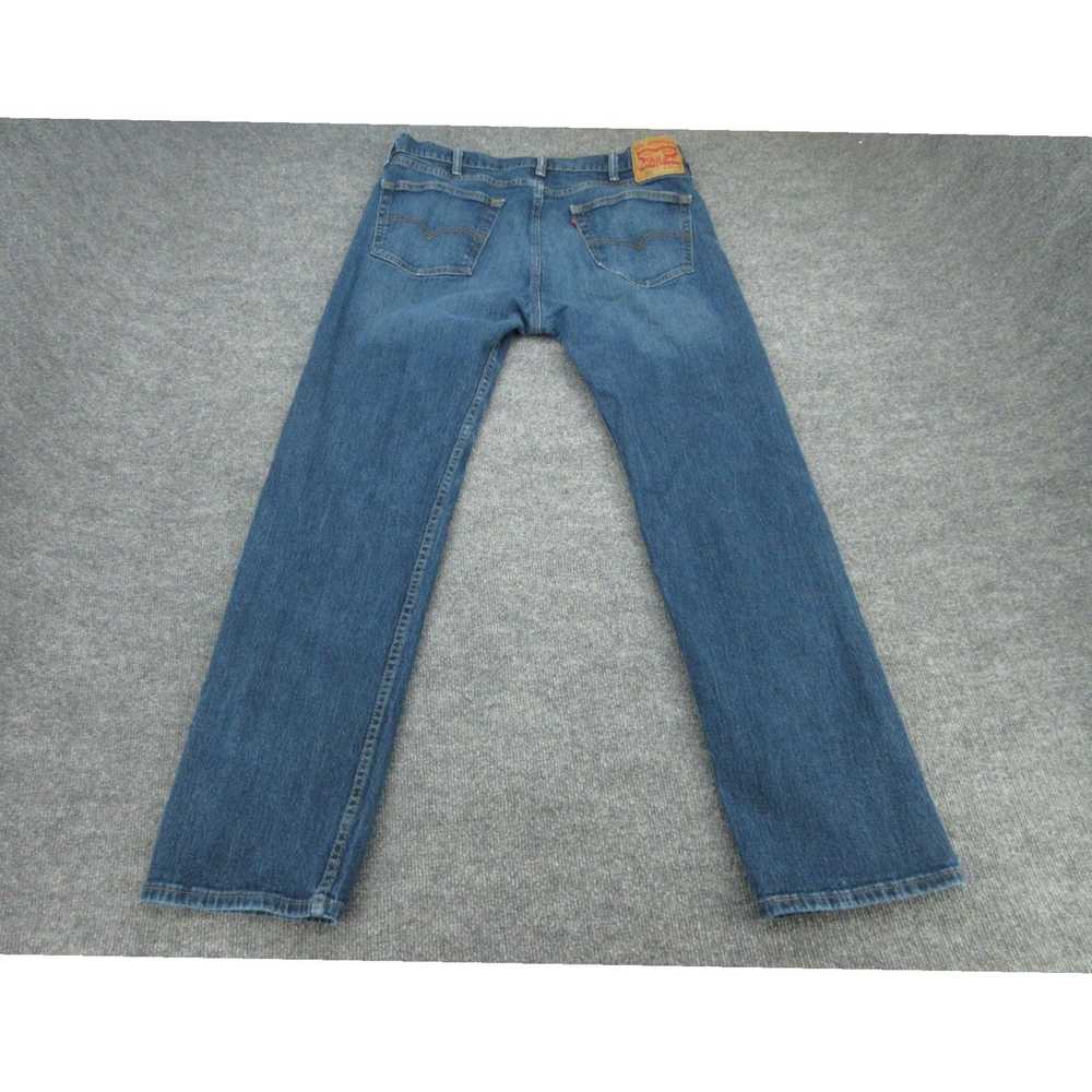 Levi's Mens Blue 505 Straight Stretch Denim Work … - image 4