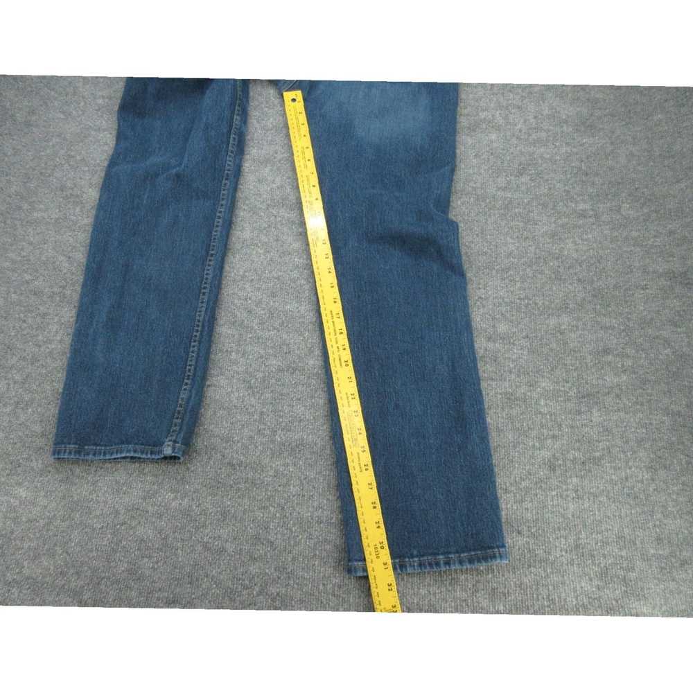 Levi's Mens Blue 505 Straight Stretch Denim Work … - image 6