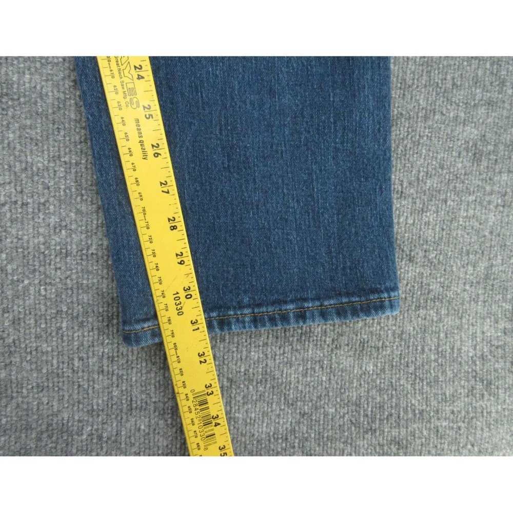 Levi's Mens Blue 505 Straight Stretch Denim Work … - image 7