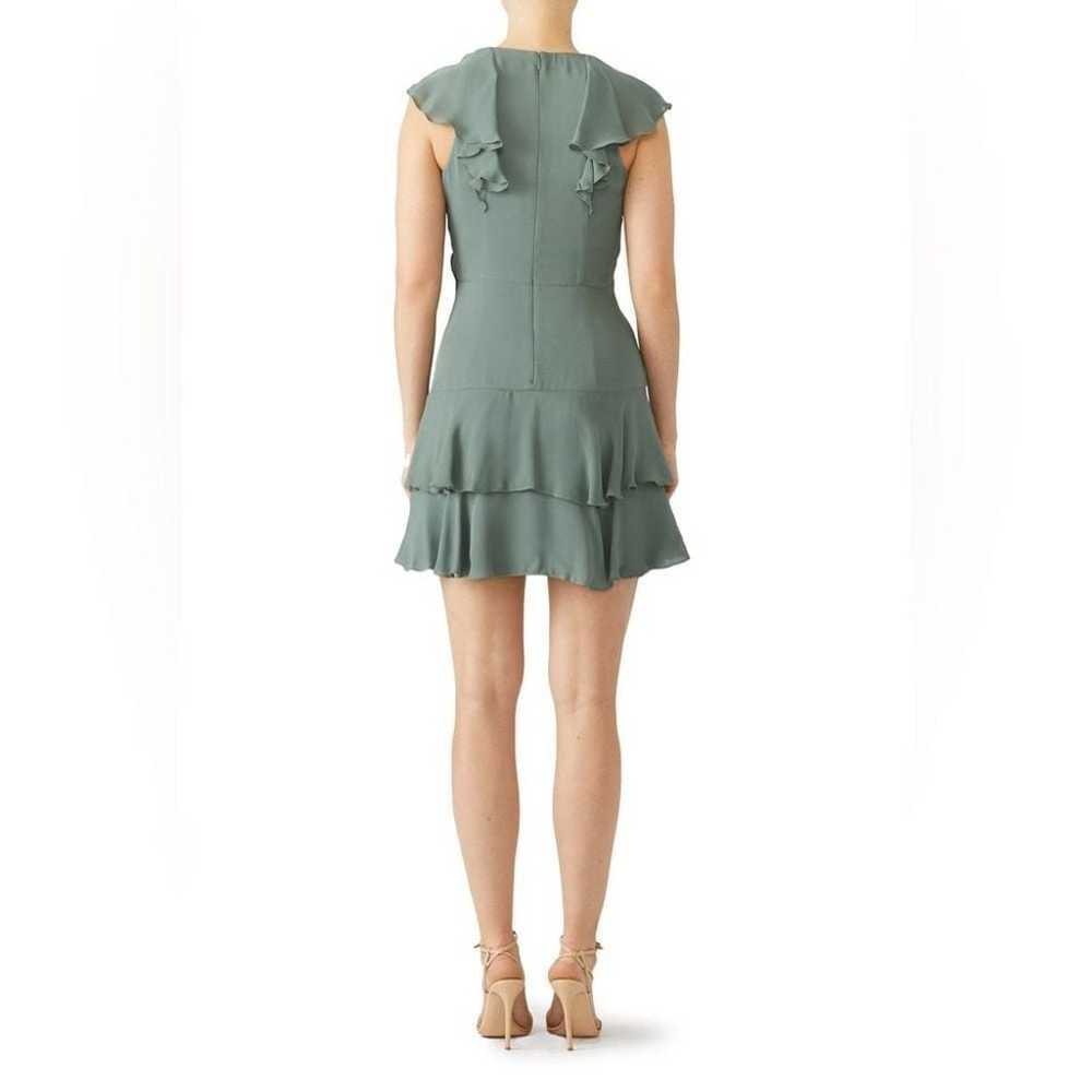 Parker Green Dorothy Dress Silk Crepe Ruffle Mini… - image 2