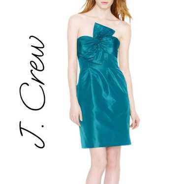 J.Crew | NWOT Turquoise Green Strapless Sweethear… - image 1