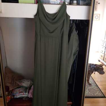 Bridesmaid dress> Martini Olive >size 16