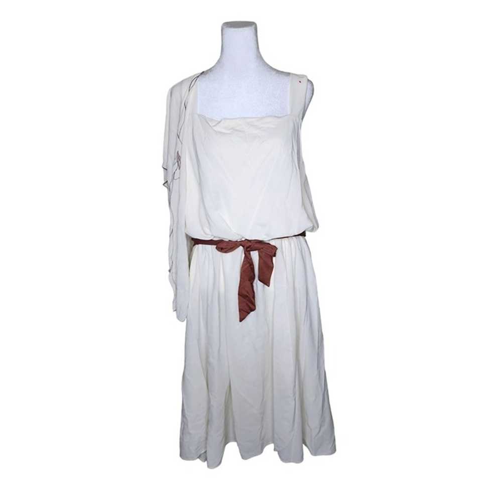 Vintage 70s Sleeveless Dress Shrug Set Womens XL … - image 5