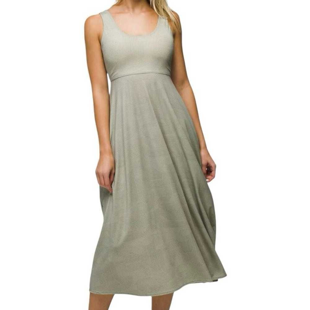 Prana Lata Beach Dress Juniper Green Linea Size XL - image 11