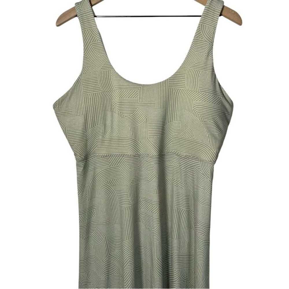 Prana Lata Beach Dress Juniper Green Linea Size XL - image 5