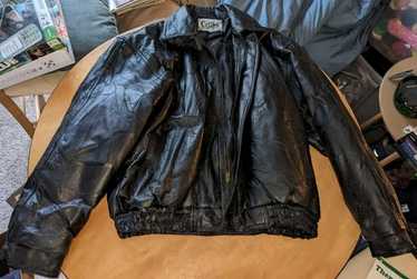 80’s cellini collection flight jacket Cellini Leather Jacket - Gem