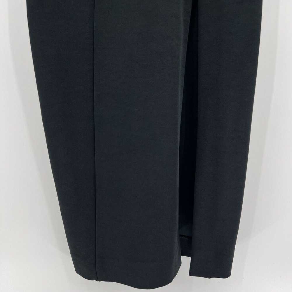 Vintage Lillie Rubin Black Midi Dress Side Leg Sl… - image 3