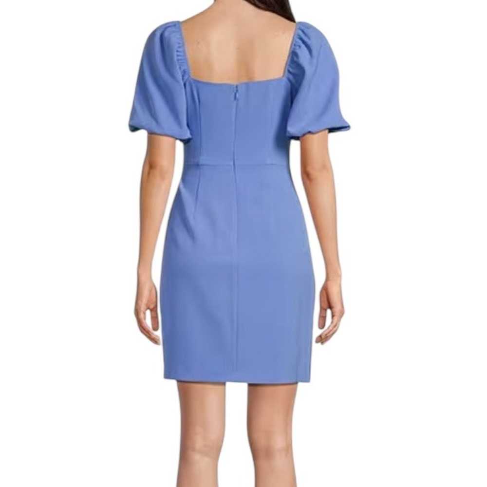 Eliza J Dress stretch square neck short puffed sl… - image 6