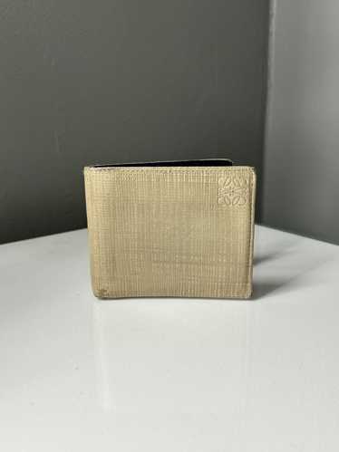 Loewe Loewe Beige Leather Bifold Wallet 261509