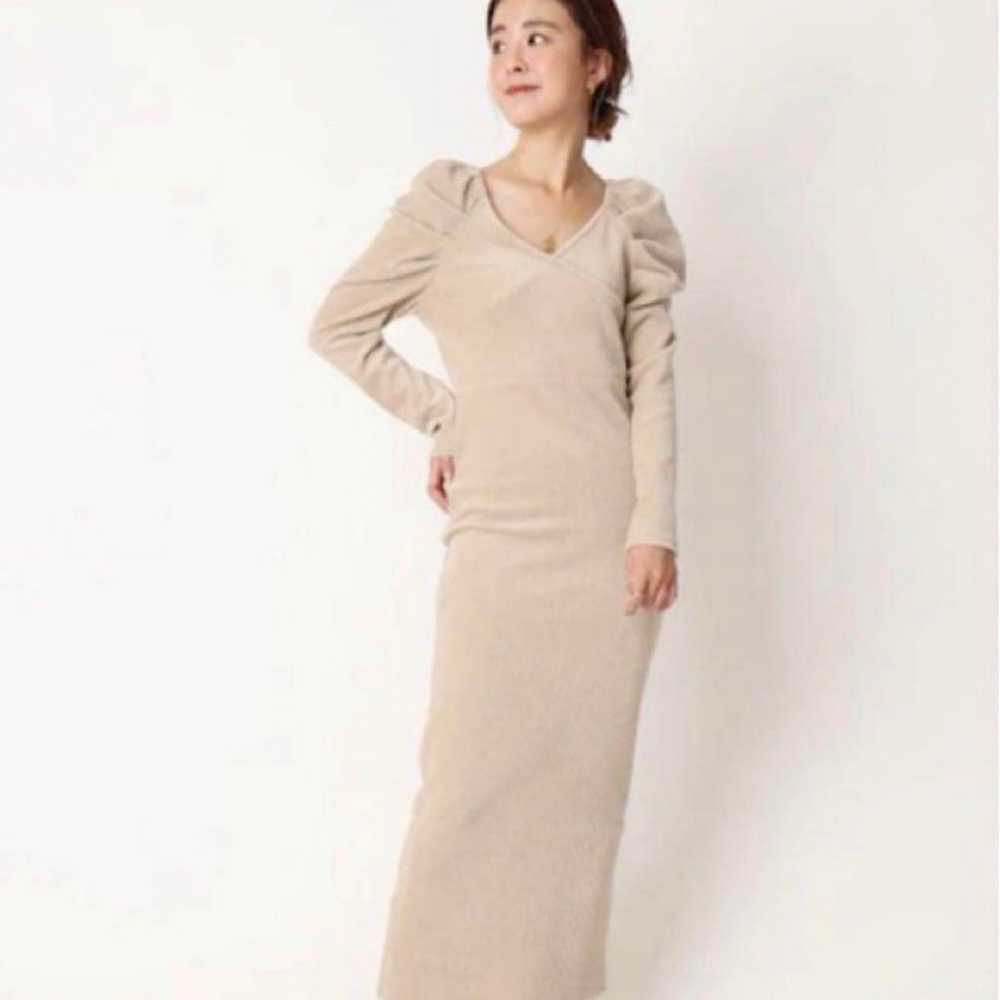 U by SPICK&SPAN Long Dress Natural 38 M - image 1