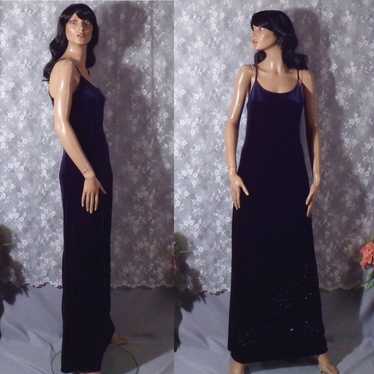 Vintage 90s Velvet Prom Dress 1990s Whimsigoth Got