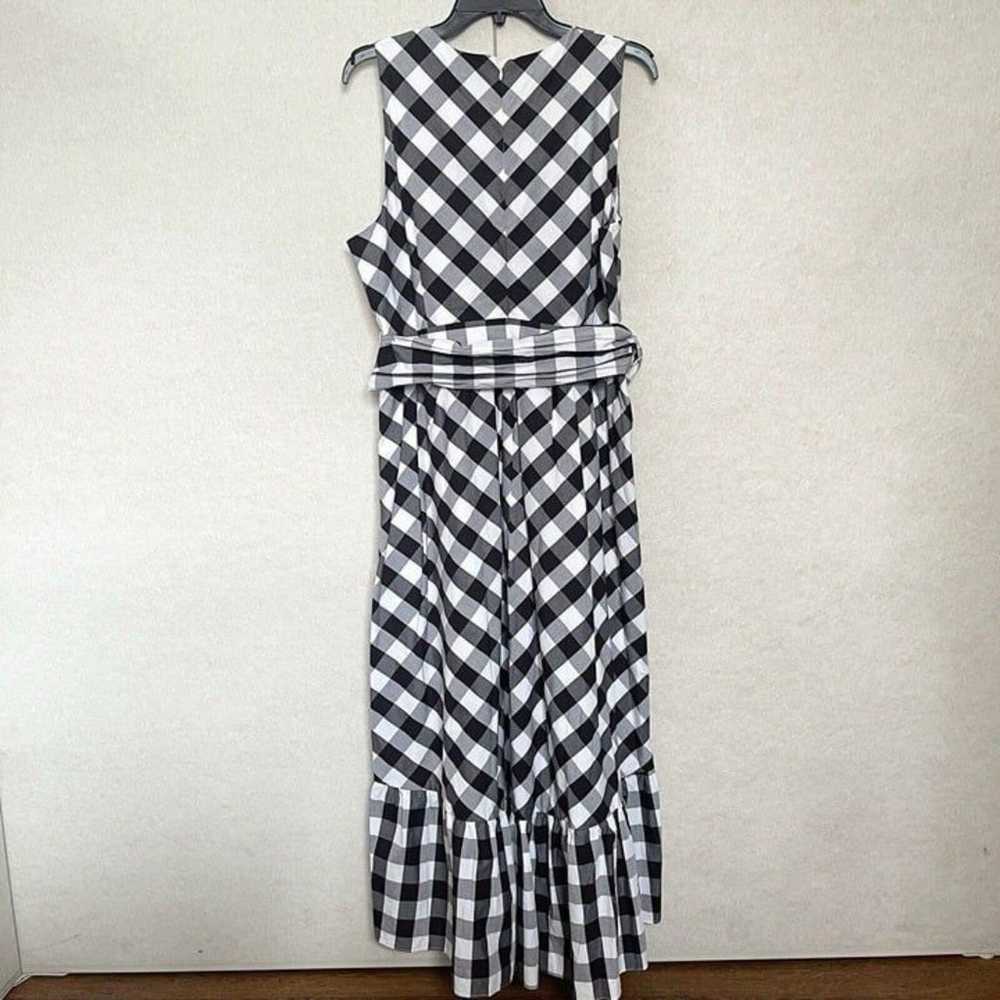 J. Crew Long Gingham Dress size 16 - image 4