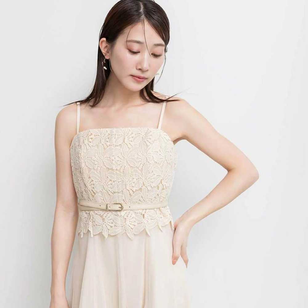 RANDA Tagged Lace Tulle Dress Summer Cream - image 2