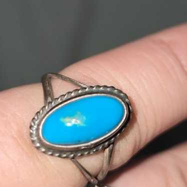 Vin SS925 n. 2024 Turqoise ring sz 5