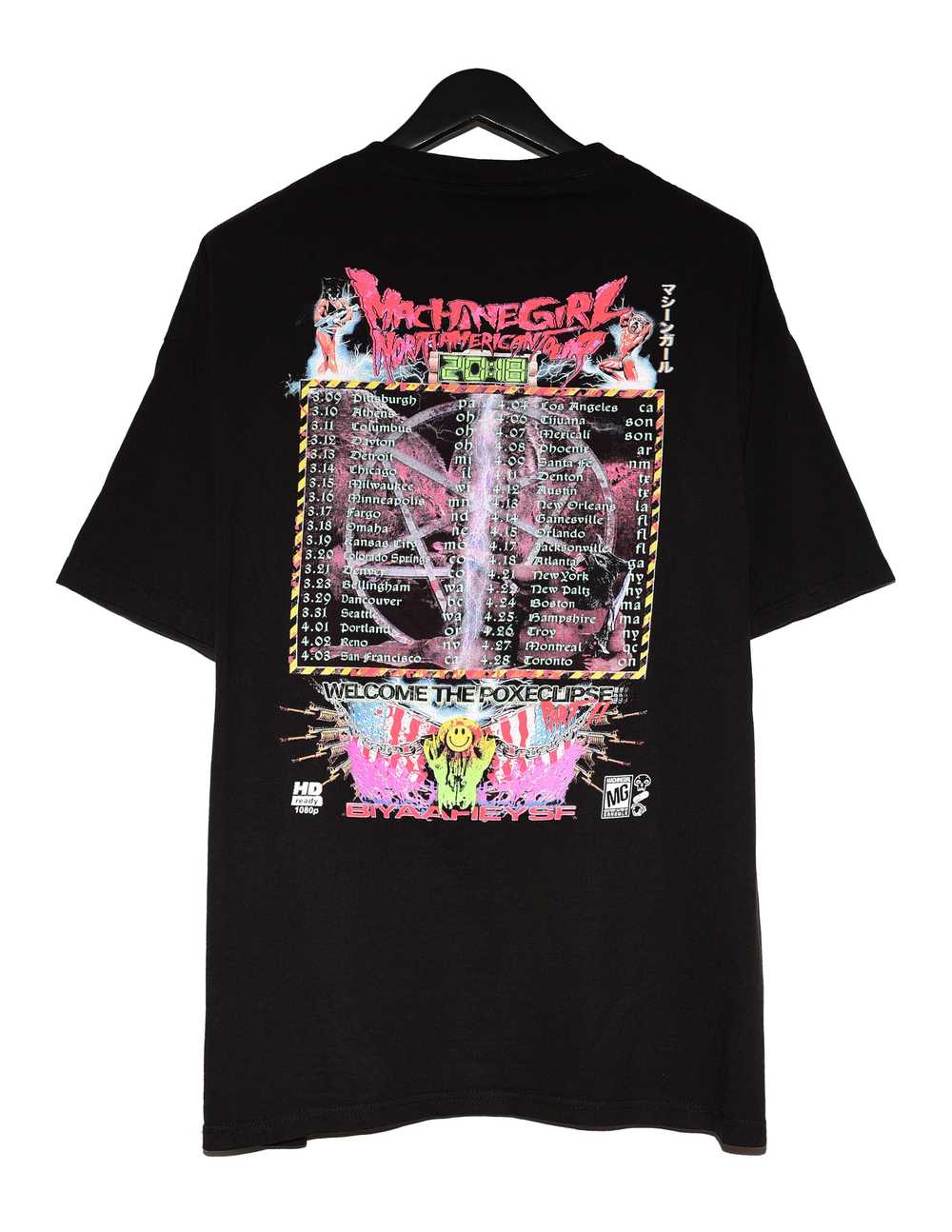 Band Tees Machine Girl 2018 Tour Tee - image 2