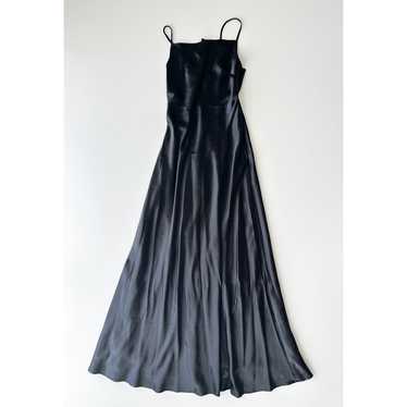 Birdy Grey Black Satin Bridesmaid Dress Medium