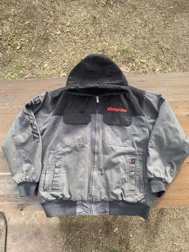 Vintage canvas workwear jacket Snap-on