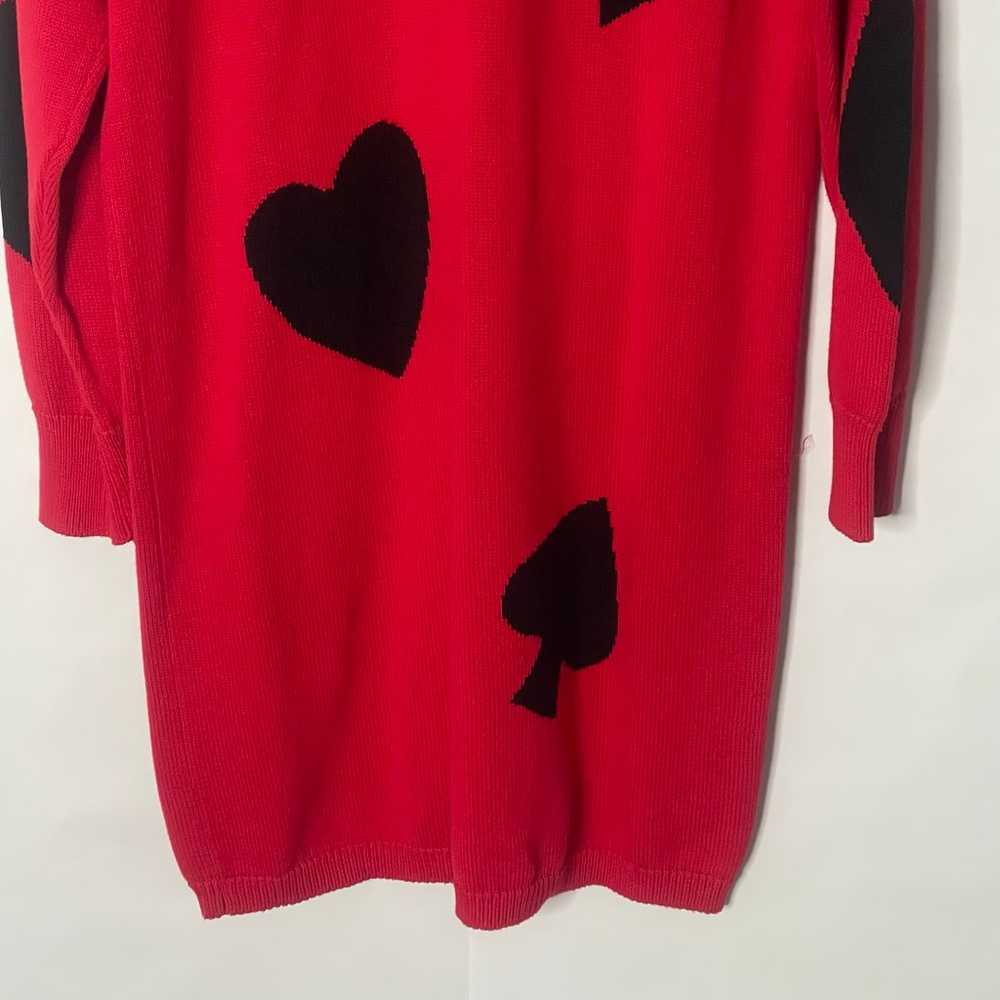 Vintage 80s Liz Claiborne House of Cards Red Uniq… - image 8