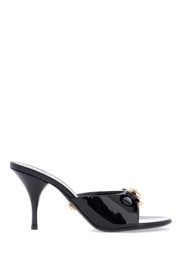 Versace VERSACE "Opera Bow Patent Leather Mules