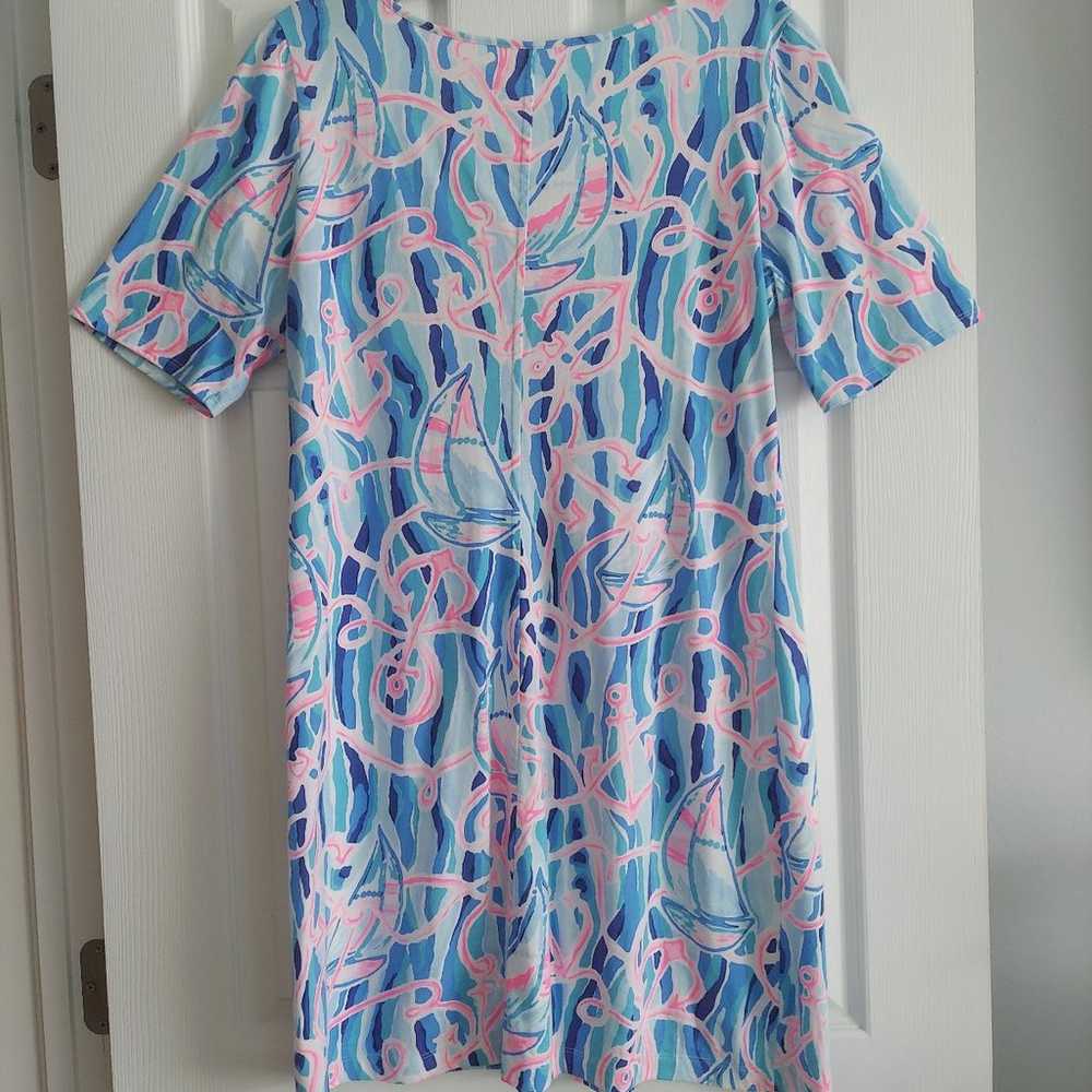 Lilly Pulitzer Gavyn Dress Reel Nauti Short Sleev… - image 4