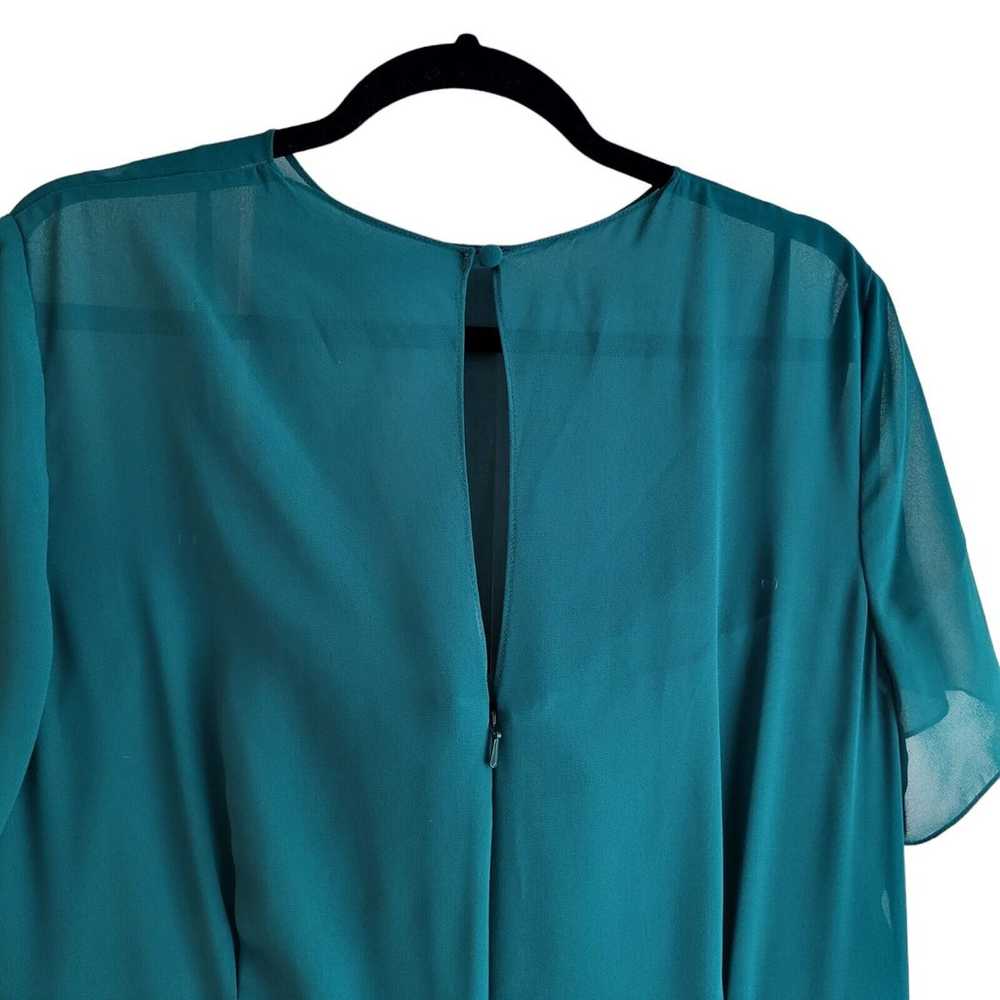 Revelry Size 20 Becca Chiffon Green Short Sleeve … - image 10