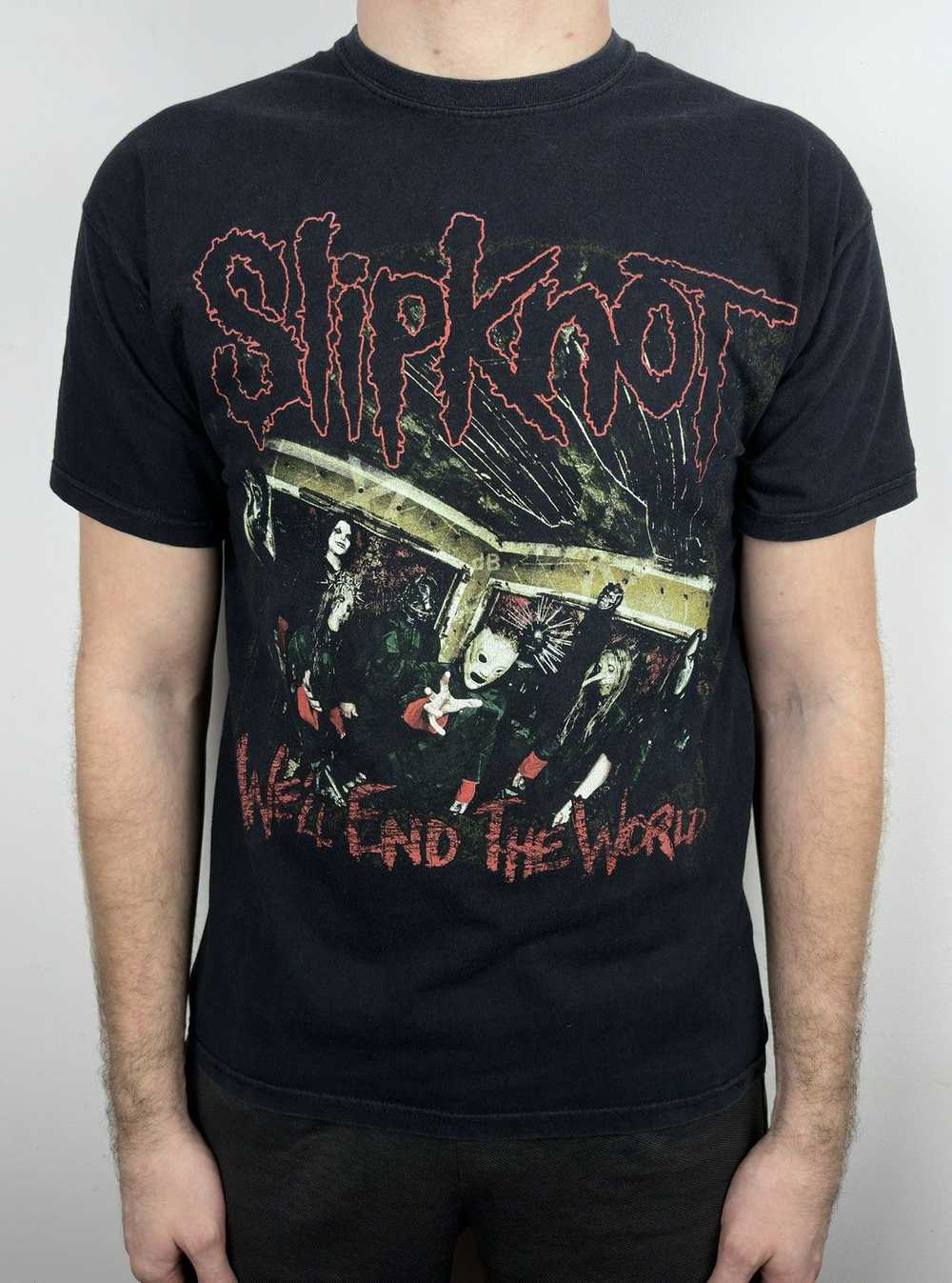 Band Tees × Rock T Shirt × Vintage Y2K Slipknot A… - image 3