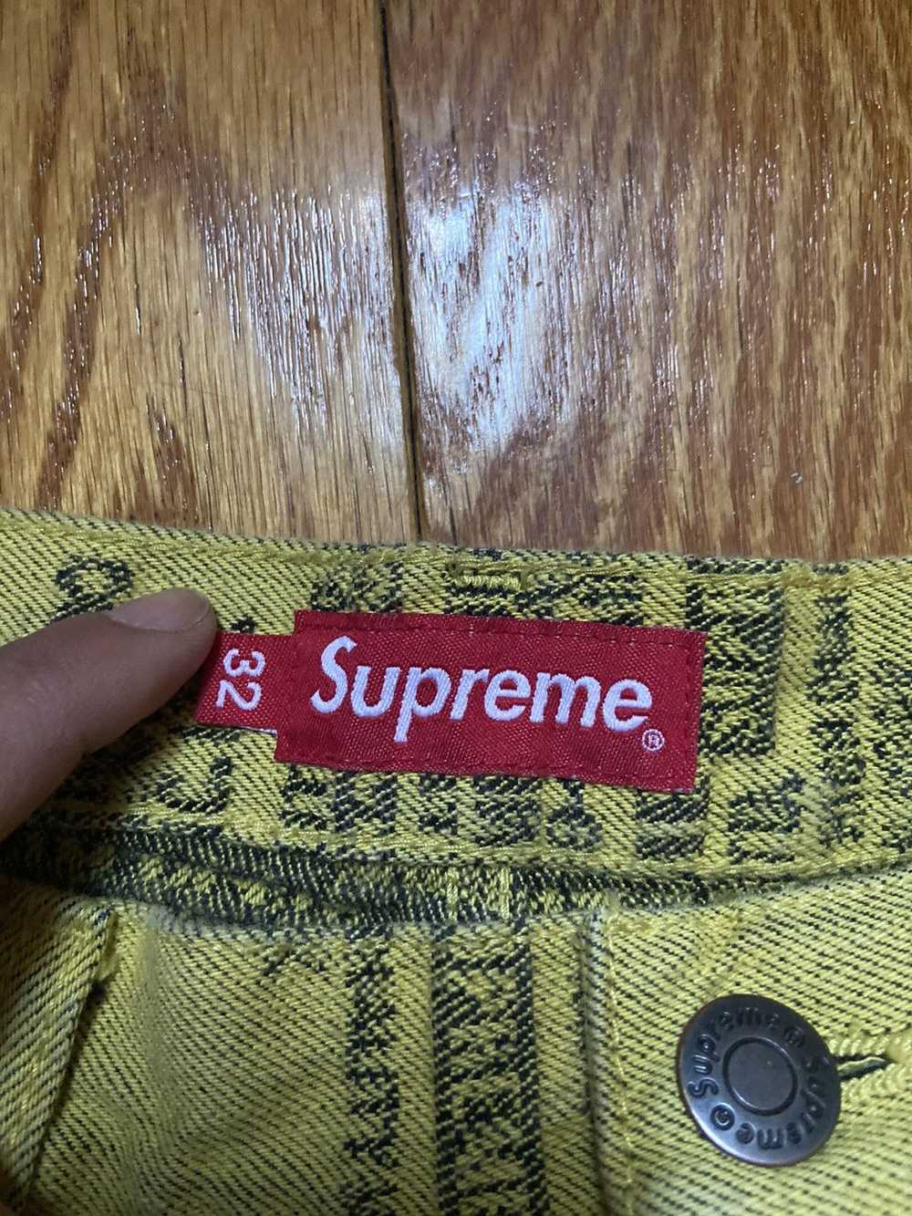 Supreme Supreme FW23 Trademark Jacquard Jeans - image 3