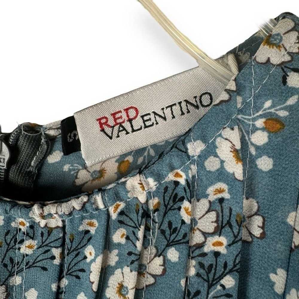 Red Valentino Sz Small Floral Midi Dress Luxury M… - image 8