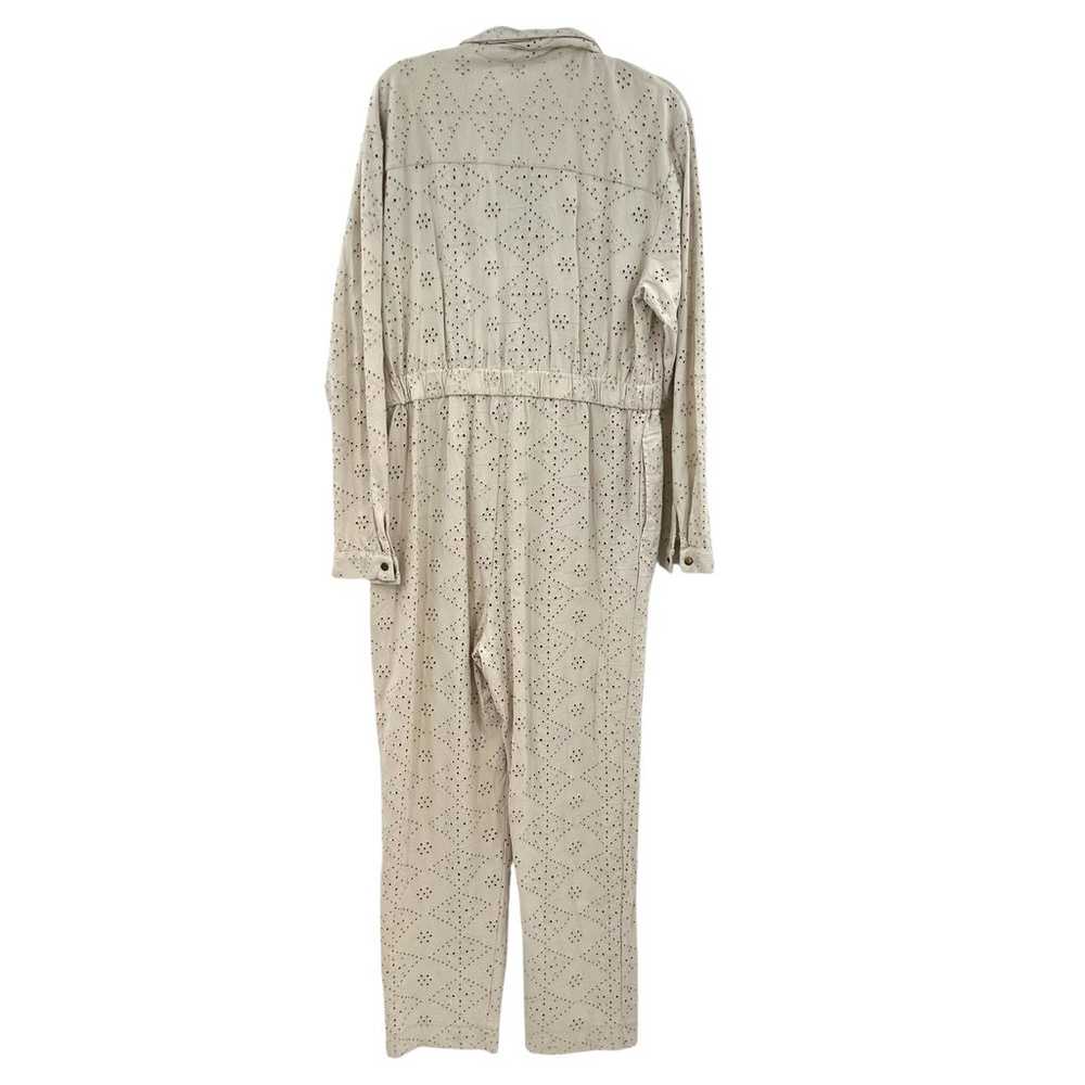 Free People Set The Tone Jumpsuit Eyelet Coverall… - image 7