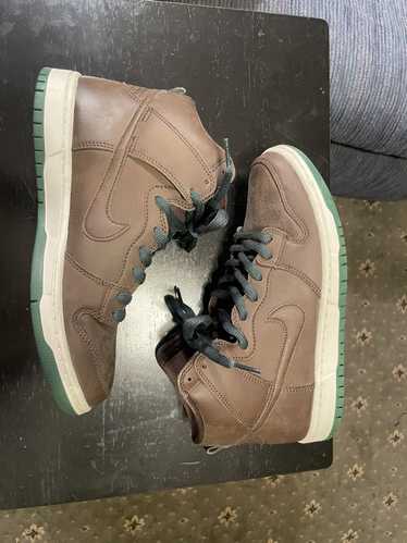 Nike Nike SB Dunk High Brown Lesther