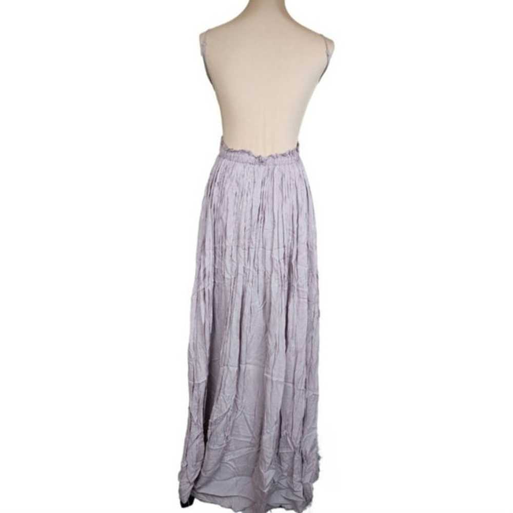 Anthropologie Boho Size Medium Papaya Purple Maxi… - image 3