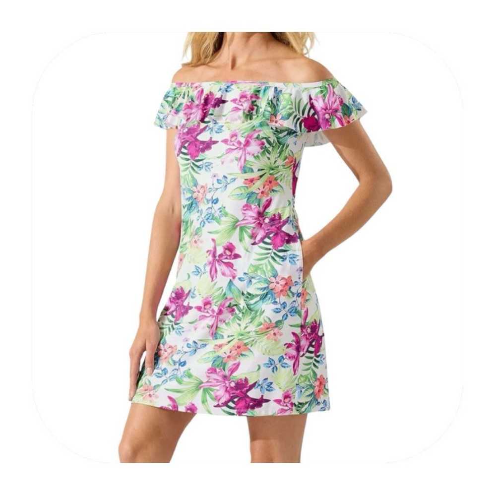 Tommy Bahama S off shoulder floral spa coverup dr… - image 10