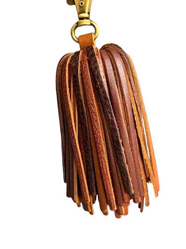 Portland Leather Brown Jumbo Rainbow Tassel