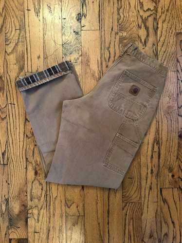 Carhartt Flannel Lined Carhartt Carpenter pants