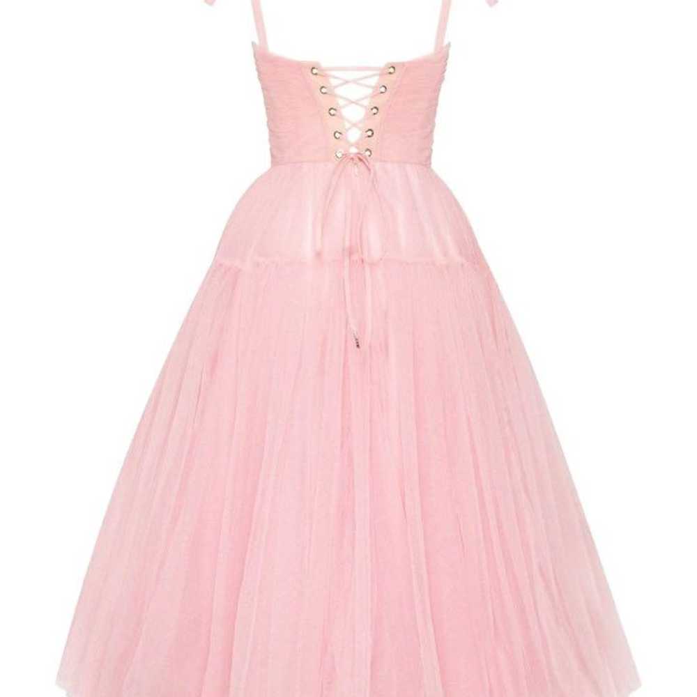 Pink tulle dress - image 3