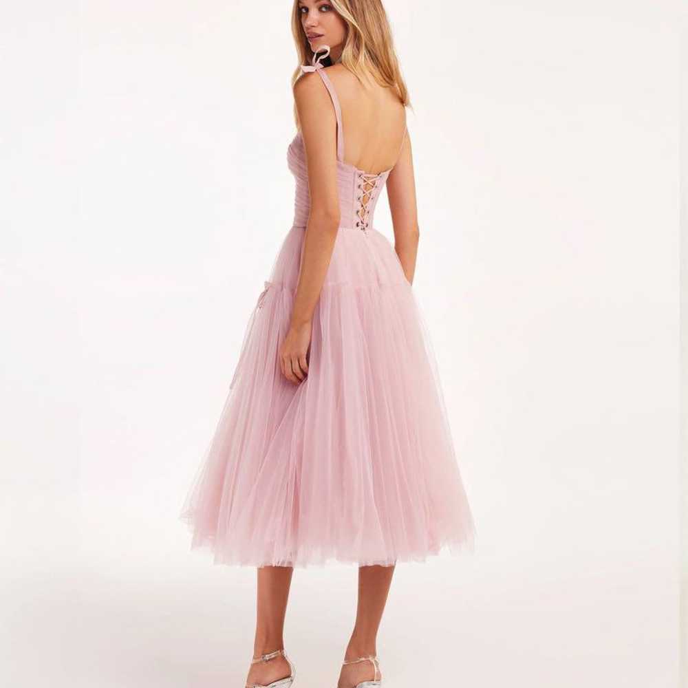 Pink tulle dress - image 4