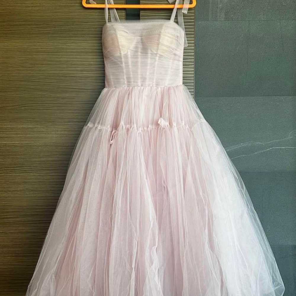 Pink tulle dress - image 8