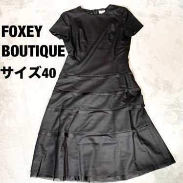 FOXEY BOUTIQUE Dress, Size 40 (L equivalent), Sil… - image 1