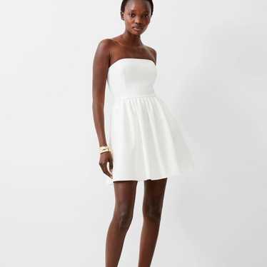 French connection, Whisper strapless peplum dress